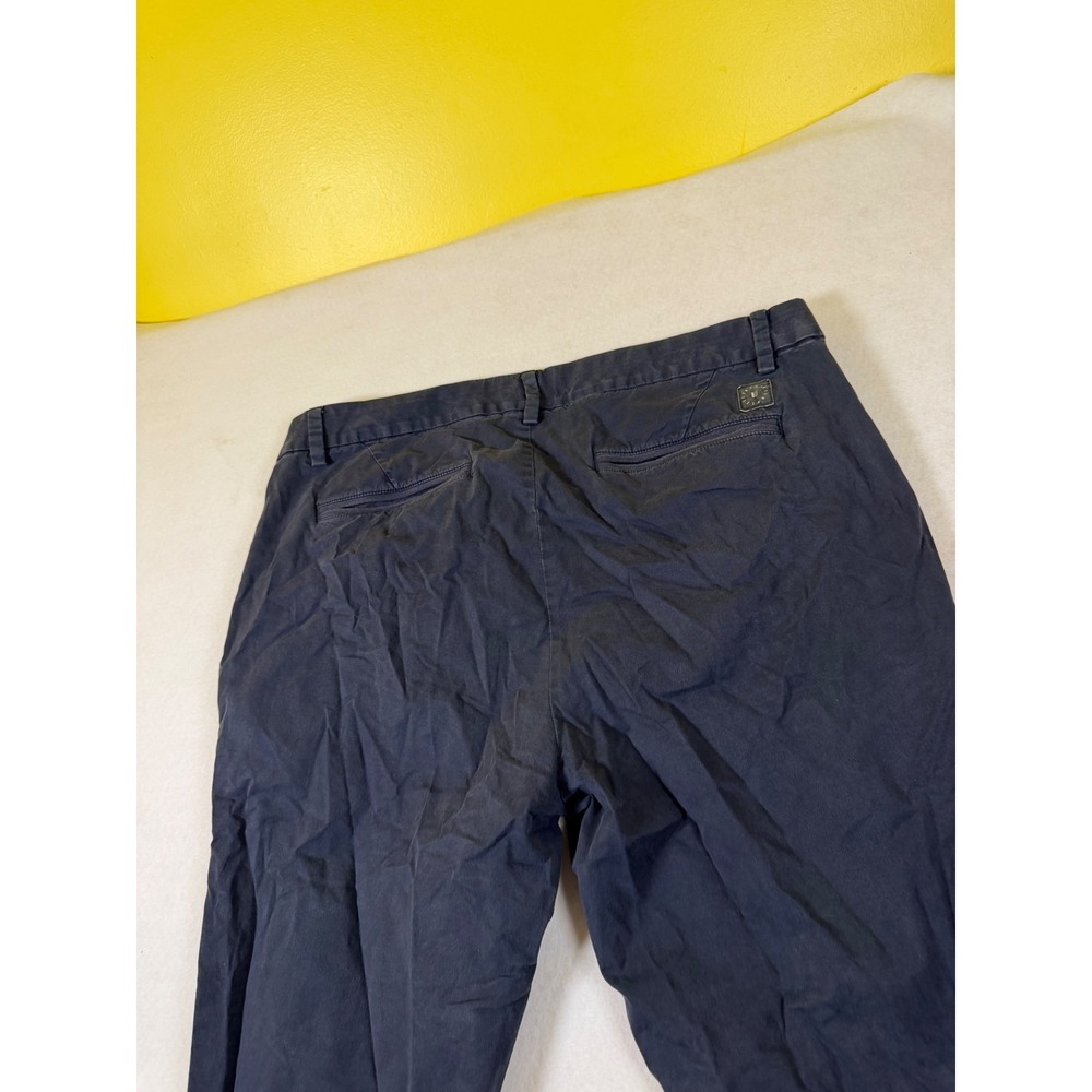 Linksoul Boardwalker Mens Navy Blue Golf Chino Pants 36S Stretch‎ Straight Leg